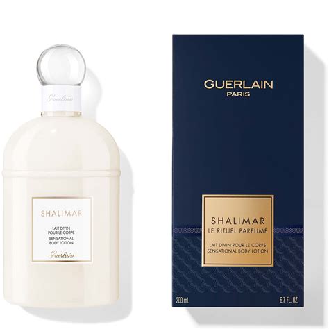 shalimar eau de toilette set lait divin pour le corps